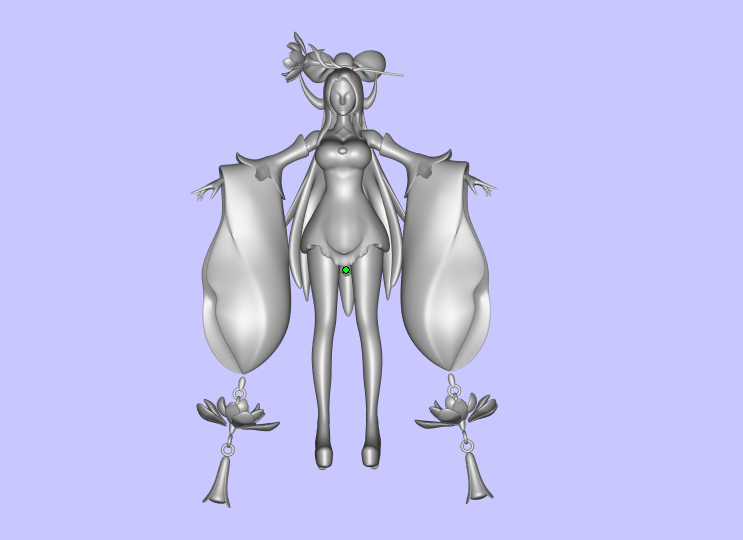 王者榮耀貂蟬GK白模，3D打印模型